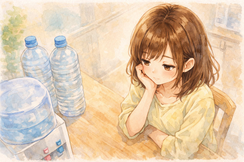 ウォーターサーバーとペットボトル生活の違い