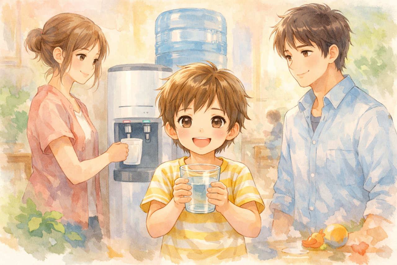 子どもがよく水を飲むようになったけど…ウォーターサーバーは家庭の生活に合うのでしょうか？