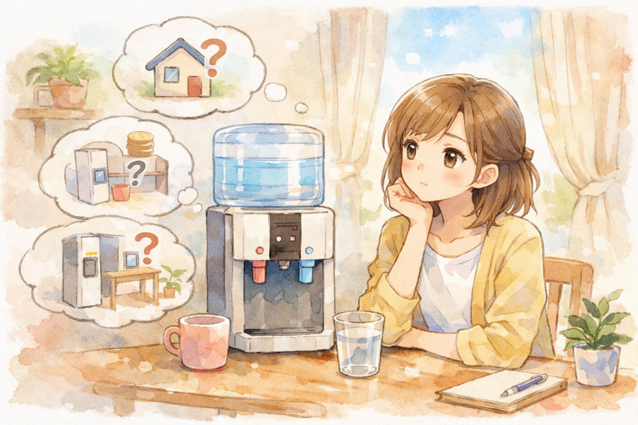 ウォーターサーバーが気になり始めたときに整理したいこと｜「便利そうだけど本当に必要？」と感じたときの考え方