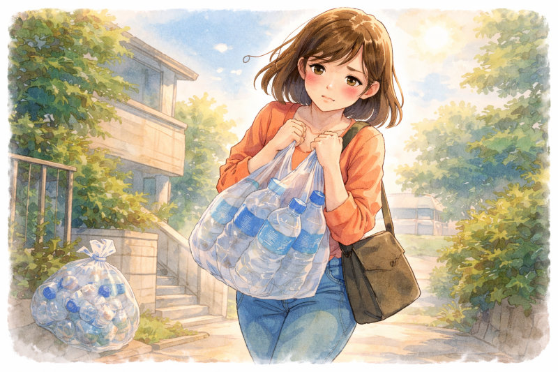 ペットボトルの水を買う生活に、少しずつ負担を感じることがあります